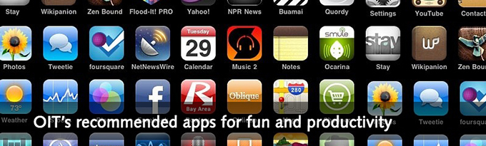 TECHtalk Fall 2017 Apps for fun and productivity